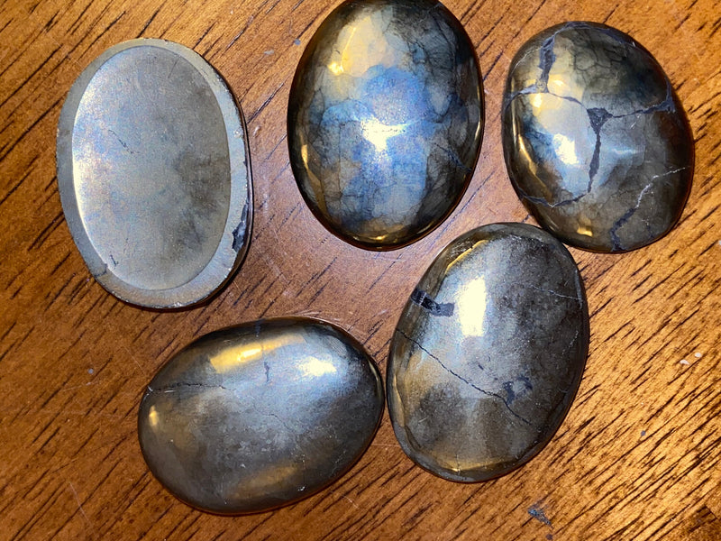 Hematite Worry Stone/Palm Stone/Gemstone