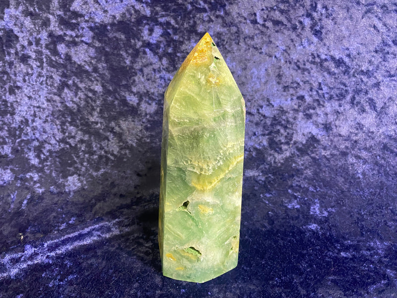 Green Fluorite Obelisk 3+ Pounds 7.5 Inches Tall 1391 Grams (#4)